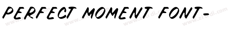 Perfect Moment Font字体转换